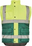 CERVA Vestă reflectorizantă izolată pentru bărbați HELLIN - Galbenă / verde | S (0303014773001)