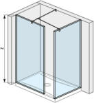 Jika Pure sarok üvegfal 80x80cm 2684250026681 (H2684250026681)