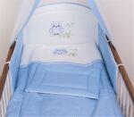 SZEKO Stúdió 3 részes babaágynemű szett - Lulu bagoly Kék pöttyös