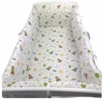 Deseda Lenjerie de pat bebelusi cu aparatori laterale pufoase Deseda Aventura în spațiu pat 140x70 cm (3650) Lenjerii de pat bebelusi‎, patura bebelusi