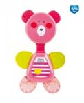 Canpol Бебешка водна чесалка с дрънкалка Canpol - Bear, розова (56/139_pin)