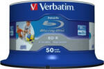 Verbatim BD-R VERBATIM 25GB, viteza 6x, 50 buc, Single Layer, spindle, printabil, "Wide Inkjet Printable" "43812 (43812)