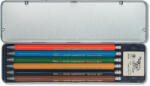 KOH-I-NOOR Creion mecanic 2 mm cu mina colorata KOH-I-NOOR Diamond 5217, 6 buc/set