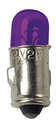 Pilot Bec clasic 2W 12V iluminat bord soclu metal BA7s 2buc - Violet ManiaMall Cars (LAM58331)