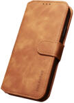 DG.MING Husa iPhone XR Retro Style Leather Dg. Ming Maro - contakt