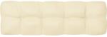 vidaXL Pernă de paleți, crem, 120x40x10 cm, material textil (314474)