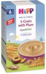 Hipp Инстантна млечна каша с пребиотик Hipp - 5 култури и сливи, 250 g (2918) - baby