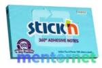STICK N Stick`N 360° 76x127 mm 100 lap kék öntapadó jegyzettömb (21557) - tintasziget