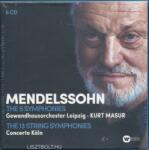 WARNER Felix Mendelssohn: Felix Mendelssohn: 5 Symphonies & The 13 String Symphonies - 6 CD