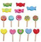 ET Toys Small Wood - Sweets 15 pcs. (L40010) Bucatarie copii