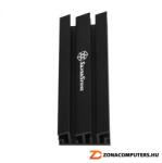 SilverStone SST-TP02-M2 fekete passzív m. 2 NVMe 2280 SSD hűtőborda