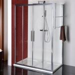 POLYSAN Lucis Line 4 részes tolóajtó és oldalfal, 150 x 90 cm (DL4215DL3415)