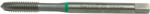 Cromwell M2x0.4 Zöld Gyűrűs Hss-ev Egyenes Hornyú Gépi Menetfúró - Nitridált (swt1856503g)