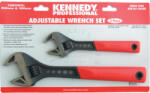 Cromwell 8"/12" Soft Grip Phosphate Finish Adj. Wrench Set (ken5010640k)