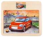 Pino Дървен пъзел от 12 части - Кола, Pino (4102.4) - bright-toys