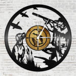  Bakelit falióra - Kacsa vadász