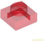LEGO® Alkatrészek (Pick a Brick) Átlátszó Piros 1X1 Lapos Elem 3000841