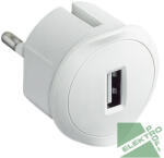 Legrand 050680 USB-s töltőadapter 1, 5A, 5V, fehér (50680)