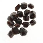  Zircon Rosu Cristal Natural Brut Aprox. 10 x 8 mm ( S ) - 1 Buc