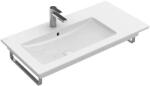 Villeroy & Boch Villeroy & Boch Venticello 100 x 50 cm-es beépíthető mosdó 1 csaplyuk a bal oldalon Stone White CeramicPlus felülettel - 4134L1RW (4134L1RW)