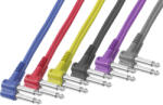PD CONNEX CX96-0, 5m Patchkábel SZETT 6db-os (6, 3 mm Jack mono - 6, 3 mm Jack mono) színes
