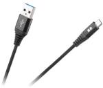Rebel Cablu USB - micro USB 0.5 Rebel negru (RB-6000-050-B)