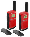 Set 2 statii Motorola TALKABOUT T42, Rosu, WALKIE-TALKIE Statii radio