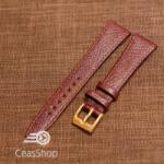  Curea buffalo piele vitel maro, open end, 18mm - 48181