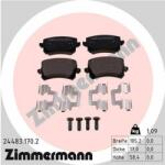 ZIMMERMANN set placute frana, frana disc ZIMMERMANN 24483.170. 2 (24483.170.2)