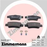ZIMMERMANN set placute frana, frana disc ZIMMERMANN 24635.160. 1 (24635.160.1)