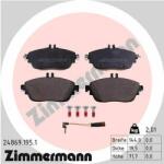 ZIMMERMANN set placute frana, frana disc ZIMMERMANN 24869.195. 1 (24869.195.1)