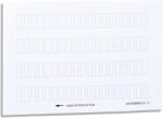 Schneider Electric Schneider ZBY4100 Harmony felirati címke, 8x27 mm, 30x40 mm címketartóhoz, felirat nélkül, 76db (ZBY4100)