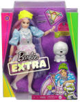 Mattel Barbie - Extravagáns Pink-lila Hajú Baba Csillogós Szettben Kiskutyával (GVR05)