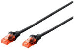 ASSMANN Cablu retea DIGITUS DK-1612-020 / BL DIGITUS Premium CAT 6 UTP, lungime 3, 0 m, culoare negru