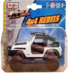 Maisto Masinuta Maisto Fresh Metal, 4X4 Rebels, 11 cm, 1: 64, Jeep alb