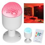 V-TAC Bec LED RGB V-Tac, 5 W, E 27, bluetooth, 50 Led-uri, 87 x 87 x 140 mm, difuzor incorporat, telecomanda inclusa (LED-SOUND)