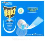 Raid elektromos lapkás szúnyogirtó k. 1+10 utt - alkuguru