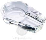  VD Szivar hamuzó üveg ovál Kristály Kék