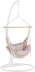 TEMPO KONDELA Függő fotel, rózsaszín, OFRAME