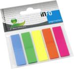  Info Notes önt. jelölőcímke, 12x44mm, 5x25db, 5-féle szín (2681-09)