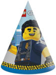 Amscan Party csúcsos kalap, Lego City, 6 db/csomag