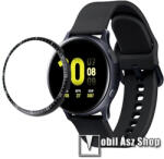  Okosóra lünetta védő rozsdamentes acél - FEKETE - SAMSUNG Galaxy Watch Active2 44mm