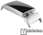  Okosóra fém csatlakozó - 2db/1pár - EZÜST - bármilyen 18mm-es teleszkópos szíjjal használható - Fitbit Charge 3/ Fitbit Charge 4