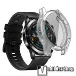 Huawei Watch GT 2 46mm, Okosóra szilikon védőtok, előlapvédős, Átlátszó - mobilasz - 5 499 Ft