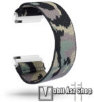  Okosóra szíj - szövet, sztreccses, 145mm hosszú, 22mm széles, 160mm-től 210mm-es méretű csuklóig ajánlott - MOZAIK MINTÁS - SAMSUNG Galaxy Watch 46mm / Watch GT2 46mm / Watch GT 2e / Gear S3 Frontier 