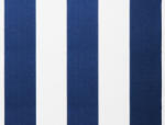  Flores 7 kék-fehér csíkos napellenzővászon