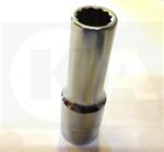 Genius Tools Dugókulcs - crowafej 1/2", 12 szög hosszú 12 mm Genius ( 437812 )