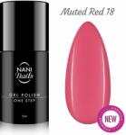 Naní Oja semipermanenta NANI One Step 5 ml - Muted Red