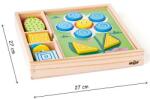 Woodyland Geometriai formák kirakója - fejlesztő játék - montessori - 91915 (91915)