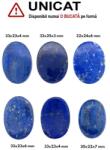  Cabochon Lapis Lazuli de Forma Ovala - 30-33 x 22-35 x 3-7 mm